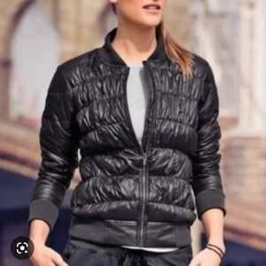 Athleta down puffer jacket m